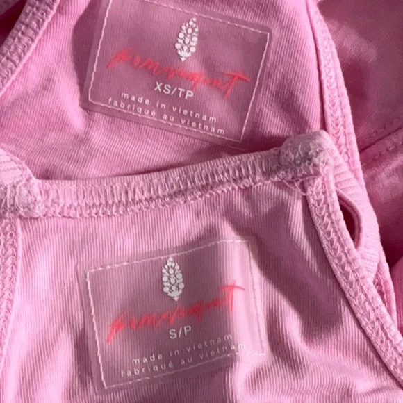 FREE PEOPLE Movement Hot Shot Onesie Prism Pink NWOT - Picture 3 of 11